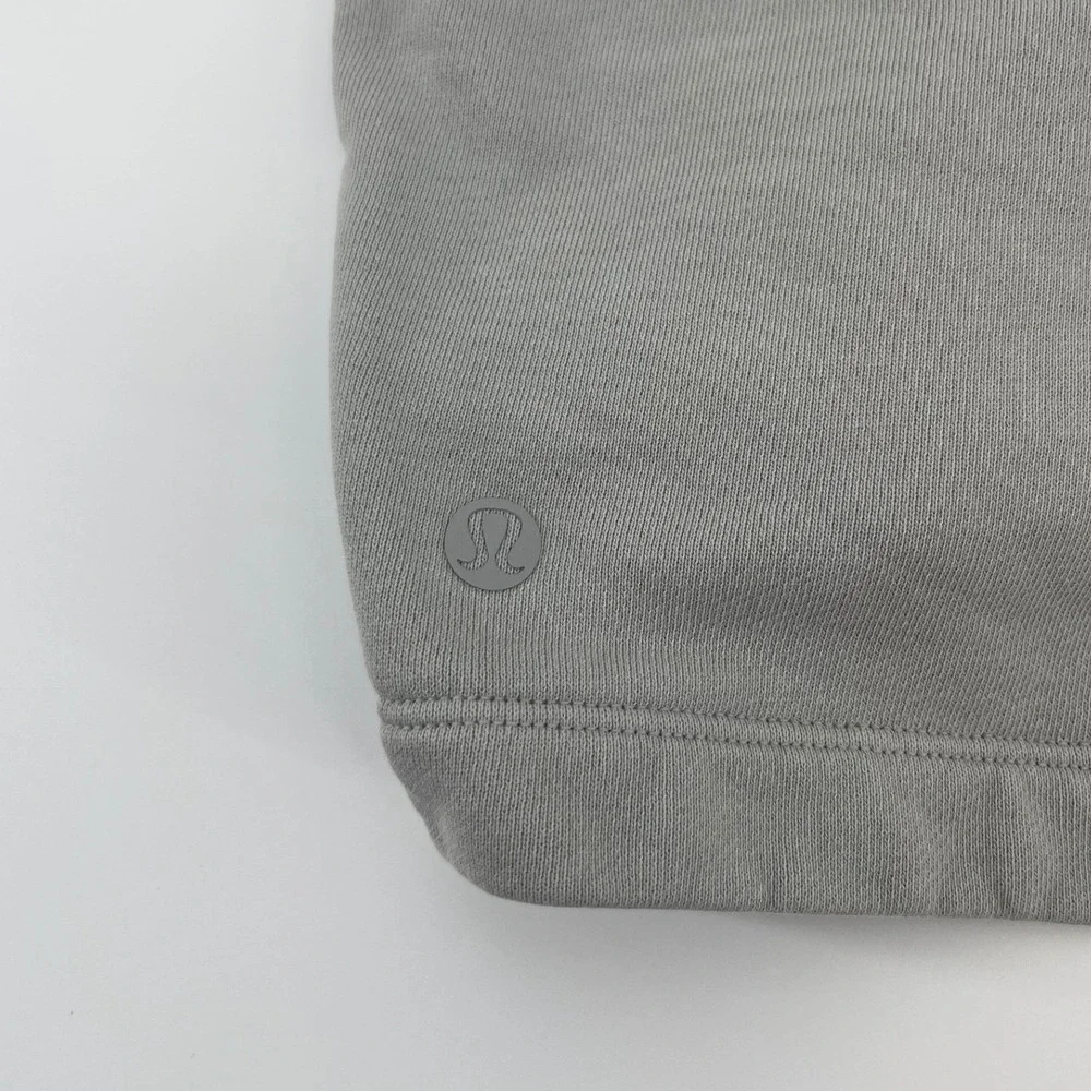 Lululemon City Sweat Shorts Mens Small Grey Drawstring Athletic Gym